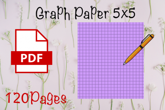 Download Graph Paper 5x5 I KDP - Premium Resources