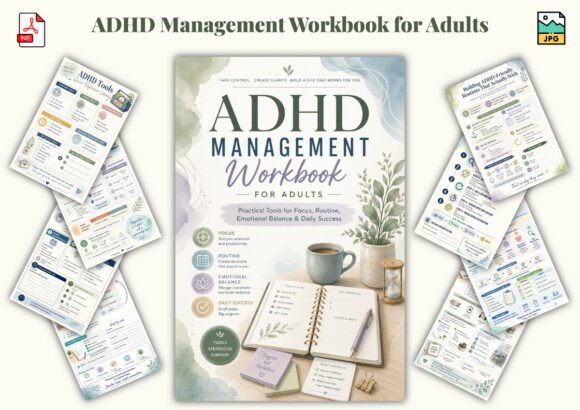 Download ADHD Management Workbook for Adults - Work Collection