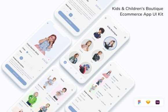 Download Kids &amp; Children's Boutique Ecommerce App - Boutique Collection