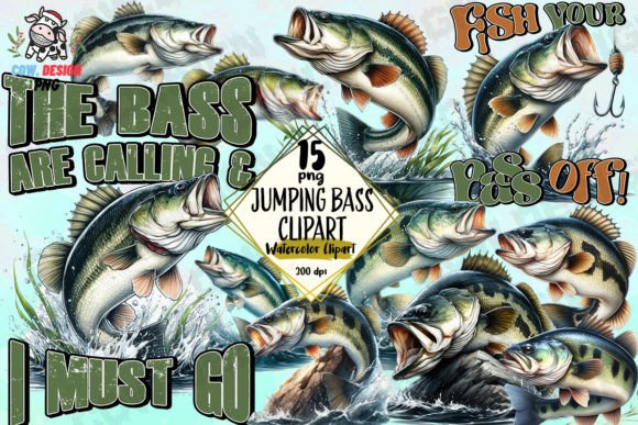 Download Jumping Bass Clipart PNG Graphics - Graph Collection
