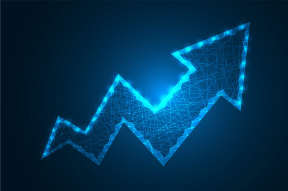 Download Business Growth Graph Low Poly Design - Graph Collection