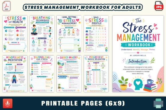 Download Stress Management Workbook for Adults - Work Collection