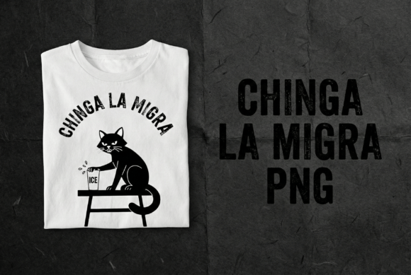 Download Chinga La Migra Cat Protest Graphic - Graph Collection