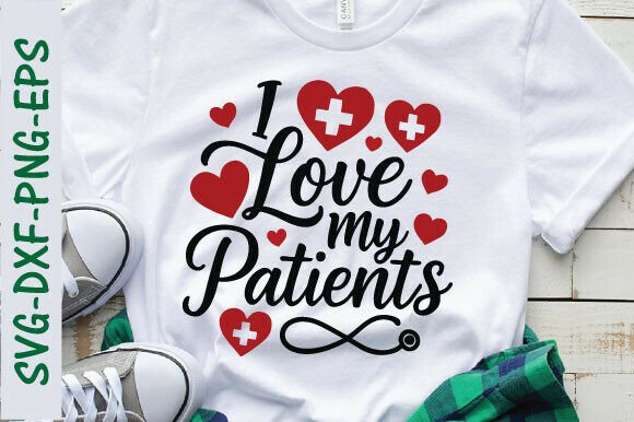 Download I Love My Patients Svg Printable File - Patients Collection