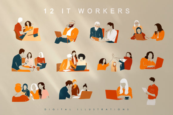 Download 12 Abstract Portraits Freelance Work - Work Collection