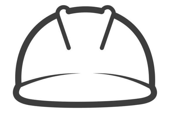 Download Hardhat Line Icon. Construction Worker H - Work Collection