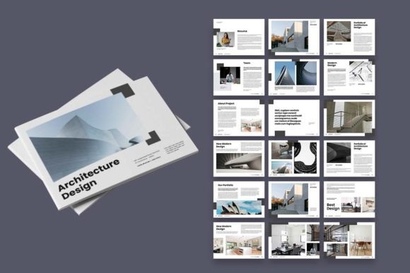 Download White Portofolio Architecture Brochure - White Collection