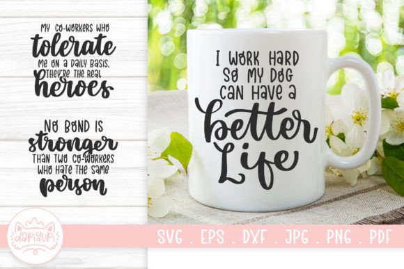 Download Work Hard SVG Cut File | Positive Quotes - Work Collection