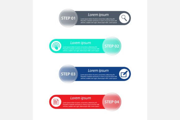 Download Infograph Realistic Frosted Glass Effect - Graph Collection