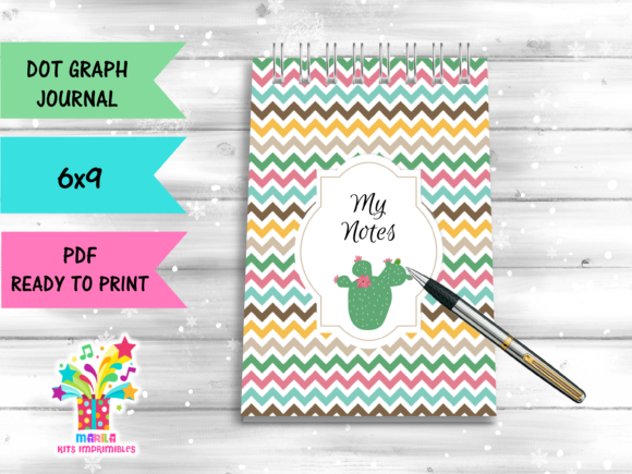 Download CACTUS PRINTABLE NOTES Dot Graph Journal - Premium Bundle