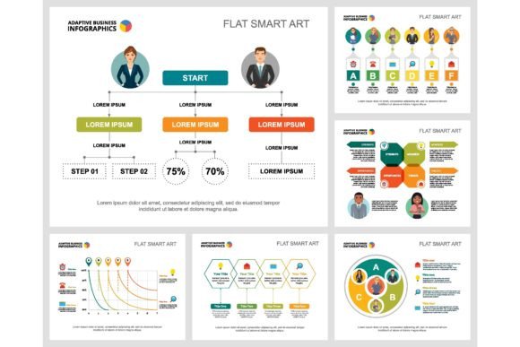 Download Colorful Research and Planning Infograph - Graph Collection