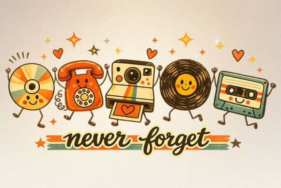 Download Never Forget Retro Cassette Tape PNG - Asset Collection
